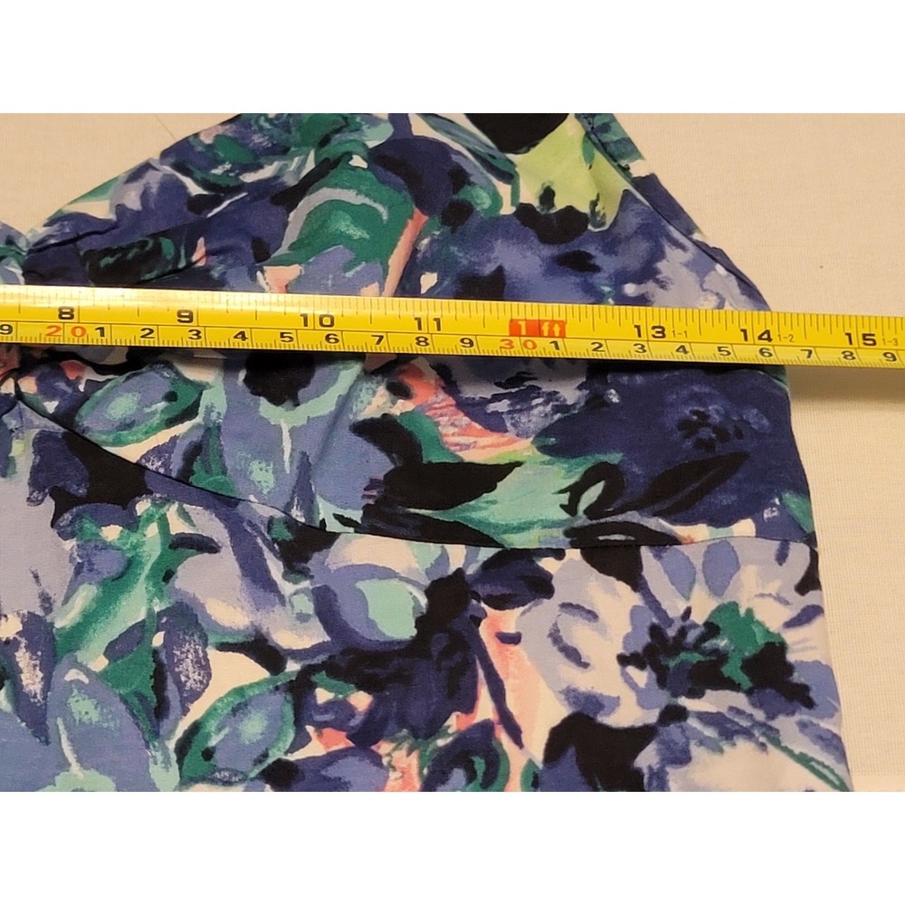 Jack by BB Dakota Floral Dress Medium 100% Cotton Pockets Fit & Flare Sundress - Picture 14 of 15